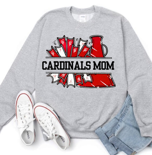 Cardinals Cheer mom spirit wear