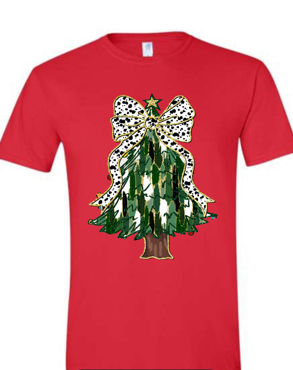 Special Gold Christmas tree T-shirt