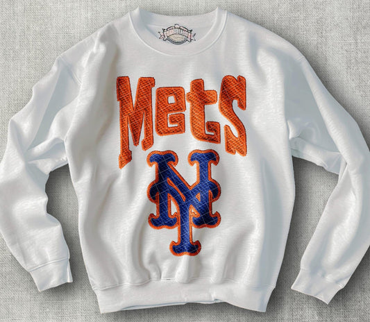 Mets baseball graphic tshirt or sweatshirt