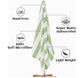Plus Pastel Embroidered Beach Towel
