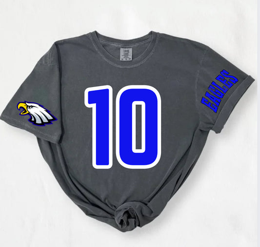 Eagles custom number spirit shirt