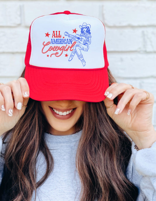 All American Cowgirl Trucker Hat