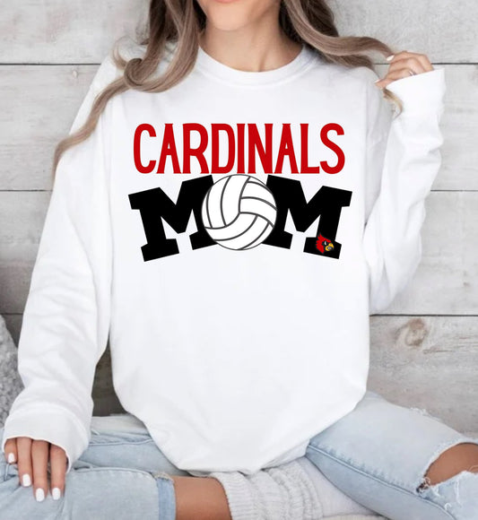 Cardinals Mom Volleyball Spirit Wear