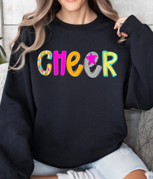 Cheer tee or crew spirit wear