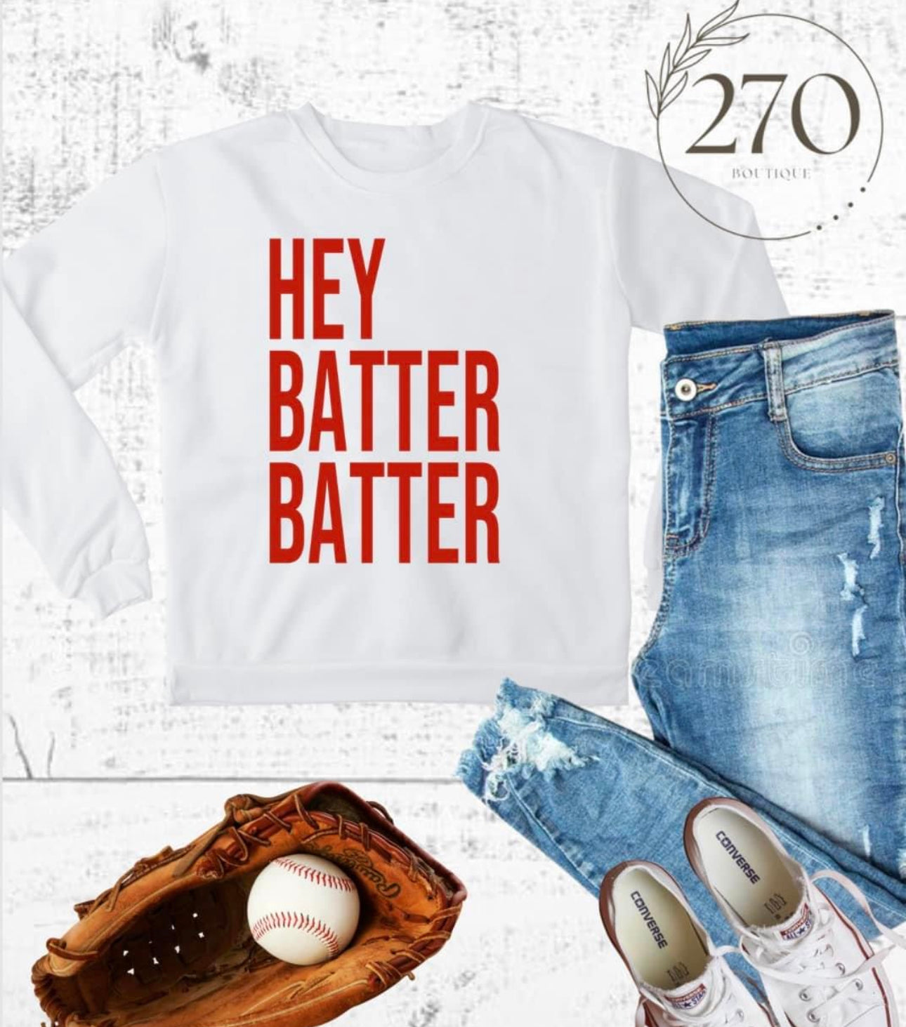 Hey Batter Batter baseball Spirit Wear