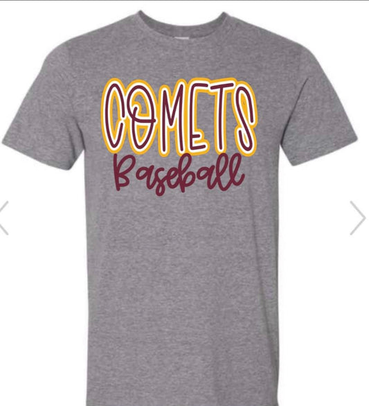 Comet baseball Spirit Wear