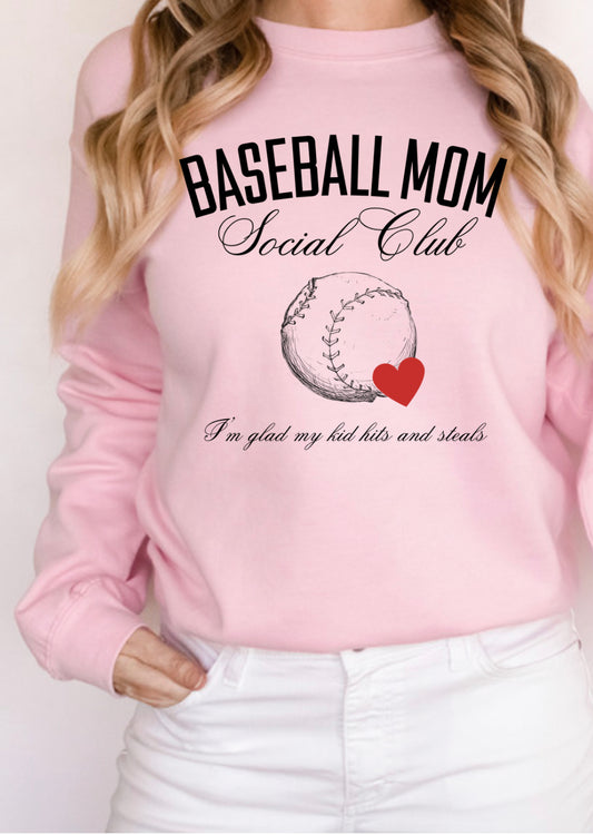 baseball mom social club Spirit Wear