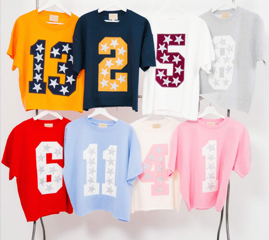 Custom Number spirit wear