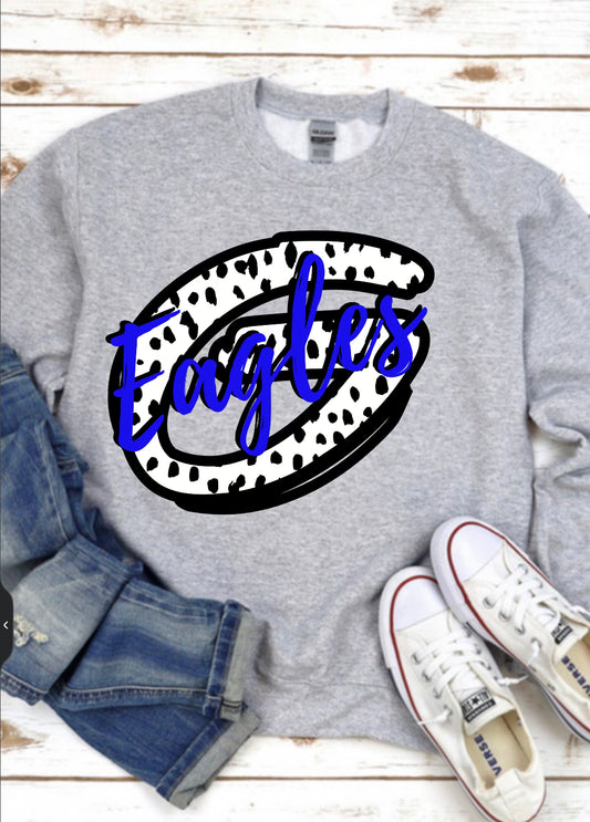 Graves County Eagles Funky Dalmation spirit wear