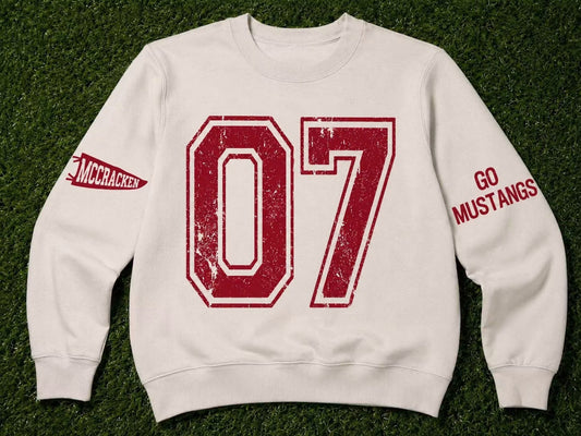Team Sweatshirt! Pick your team number and color!