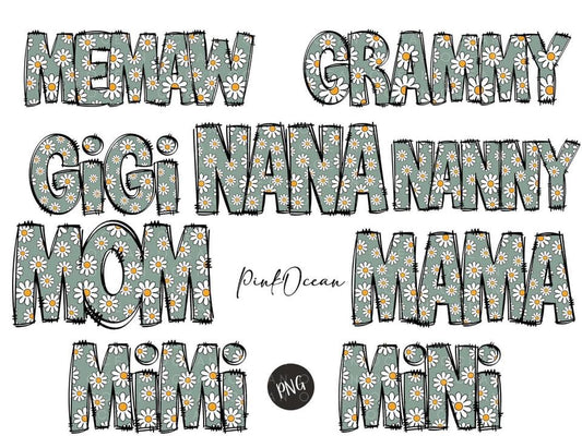 Mama grandm graphic tee