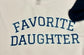 Favorite daughter, pink or navy pink not available in youth sizes