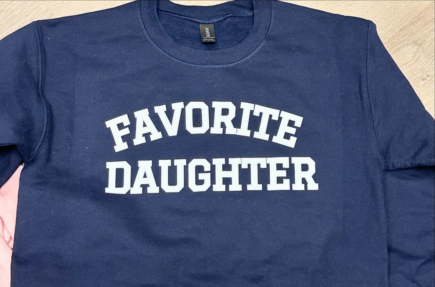 Favorite daughter, pink or navy pink not available in youth sizes