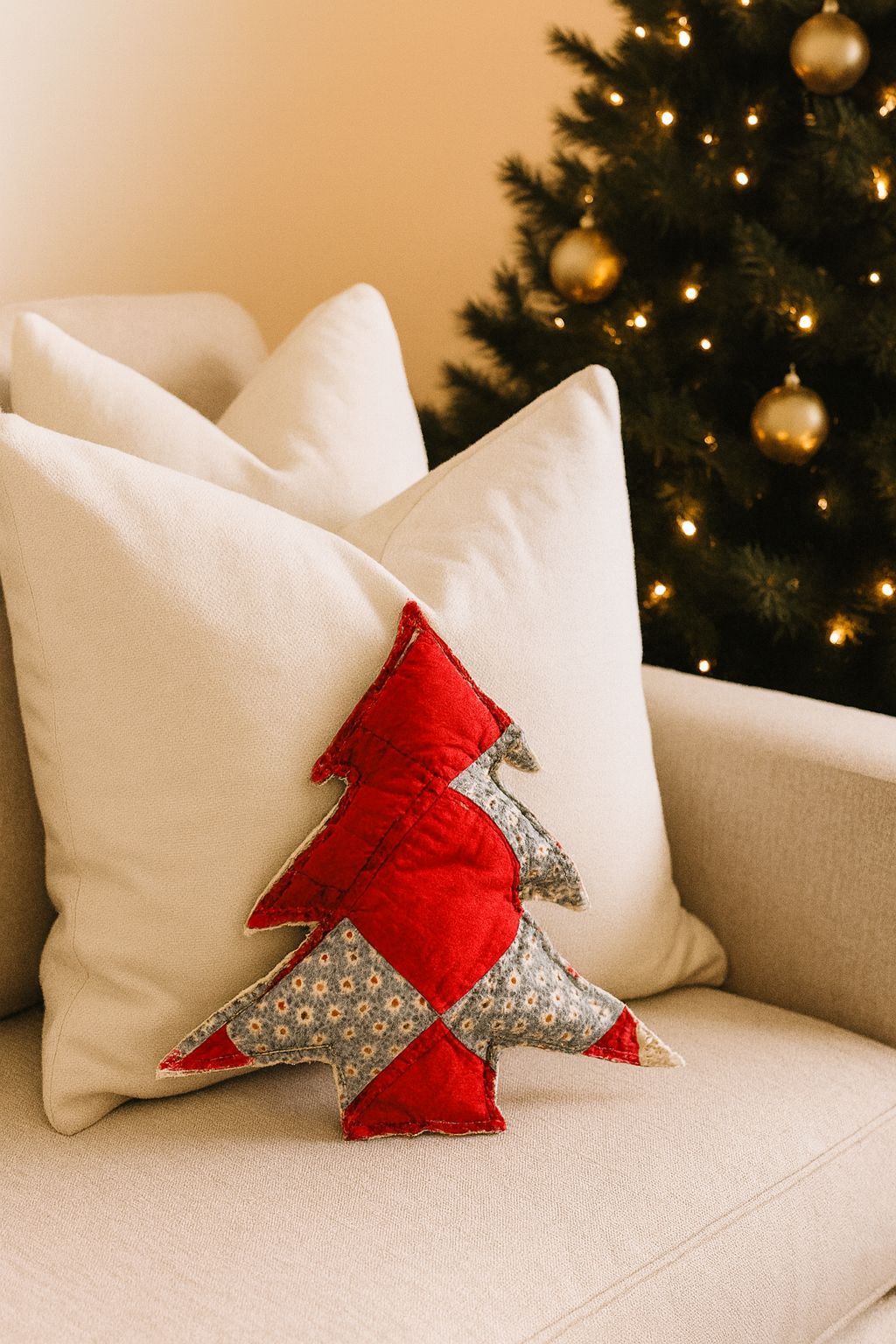 Quilted Puffy Christmas Tree