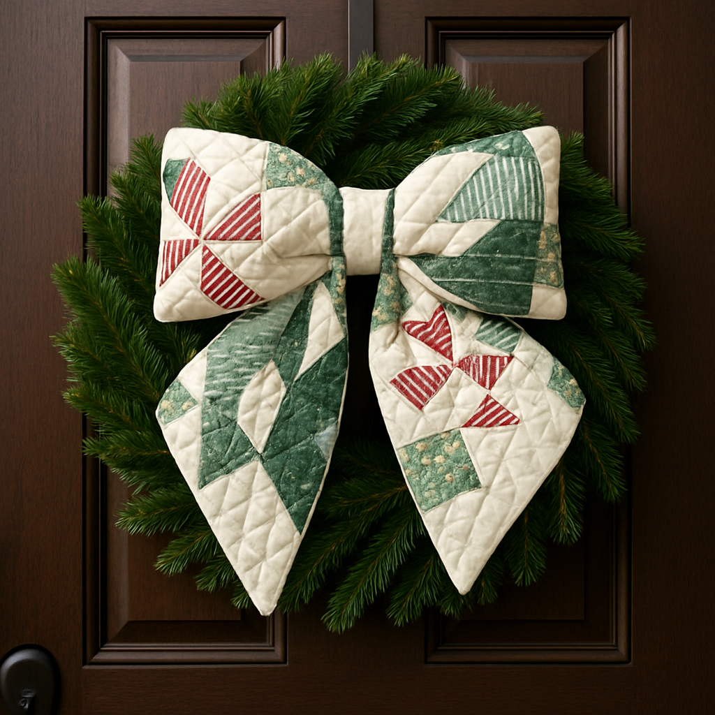 Large  Quilted Bow
