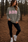 Bottomland Mock Neck Pre Order Any Word choose word and fabric color
