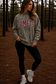 Bottomland Mock Neck Pre Order Any Word choose word and fabric color