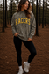 Bottomland Mock Neck Pre Order Any Word choose word and fabric color