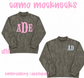 Bottomland Mock Neck Pre Order Any Word choose word and fabric color