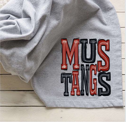 Mustangs Stadium Blanket Spirit Wear