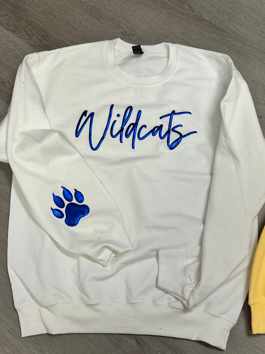 Puff Wildcat with Paw Sleeve spirit wear