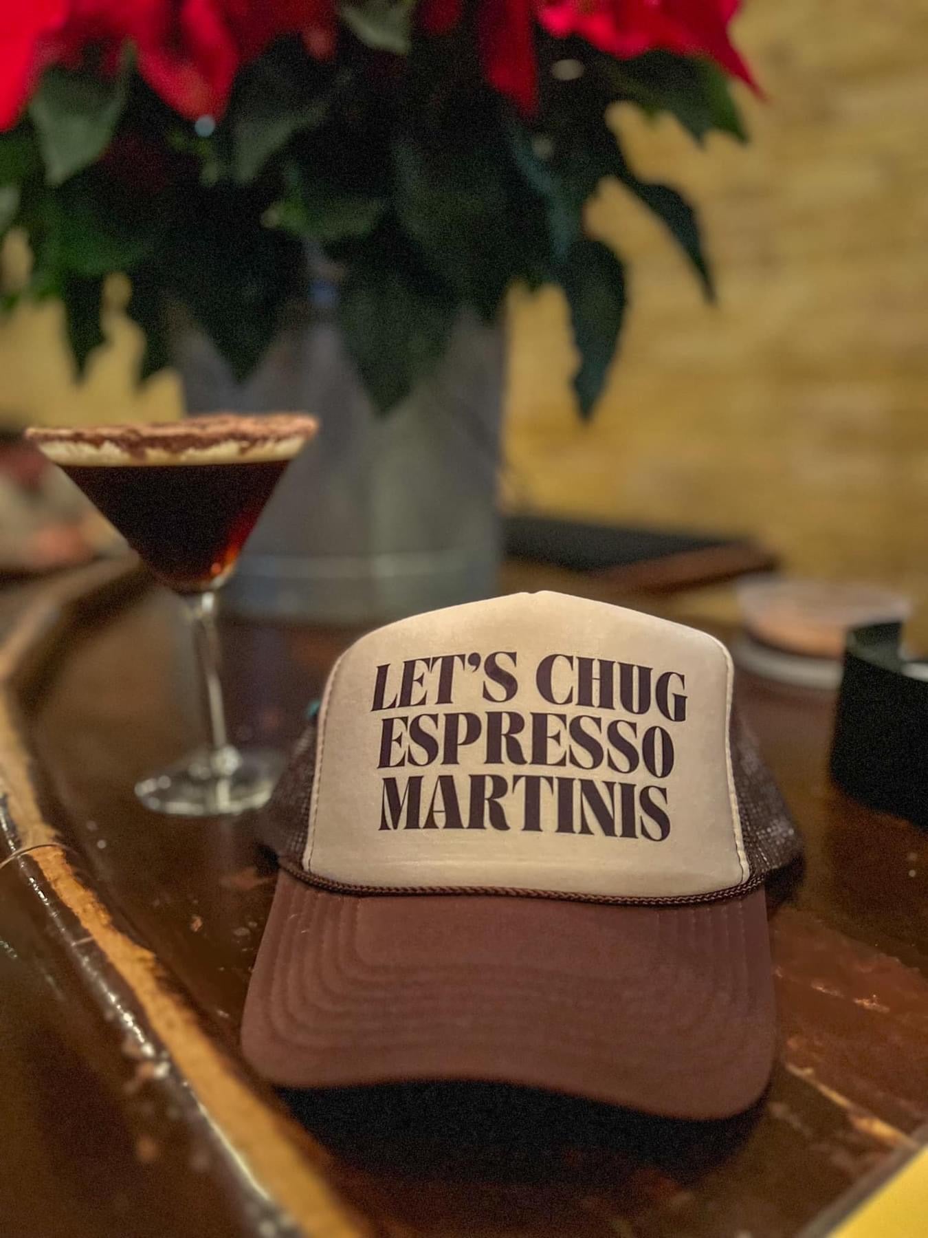 Let’s Chug Expresso Trucker Hat