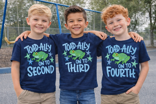 Toad-Ally onto Third grade boy