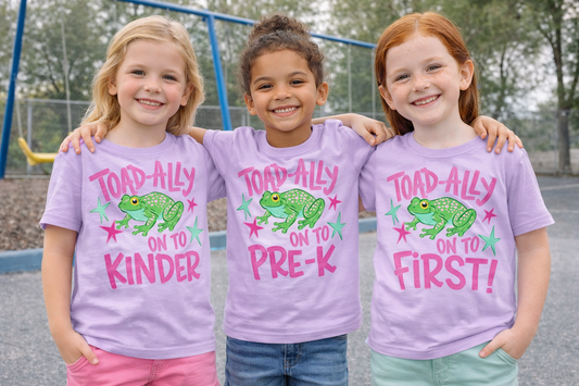 Toad-Ally onto Pre K girl