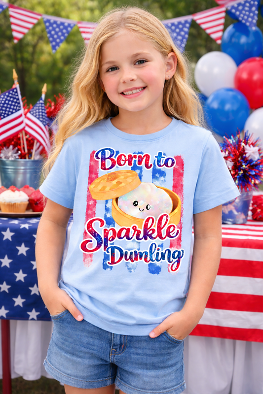 Born to Sparkle Dumpling Tshirt