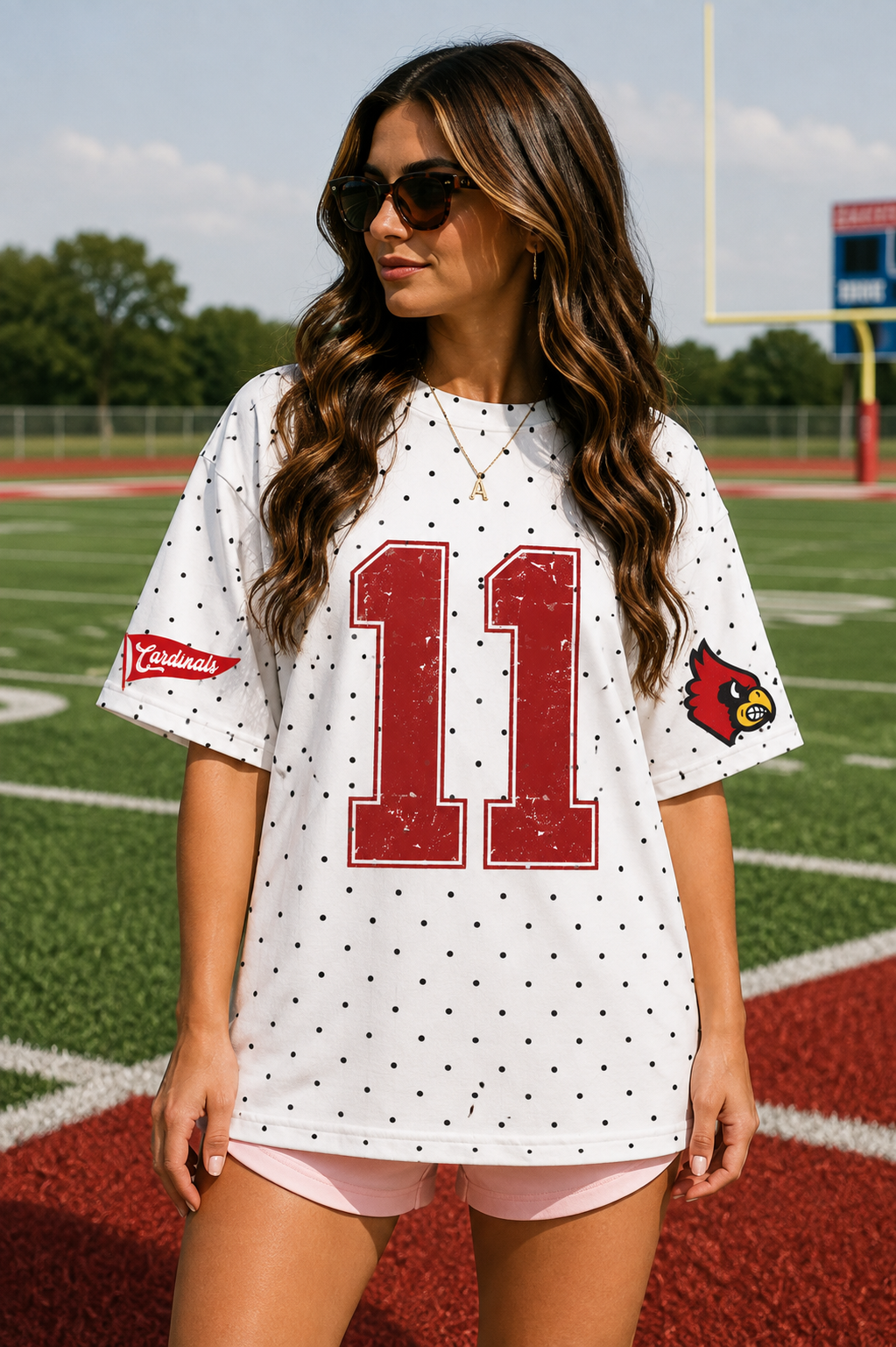 Polka Dot Number Tee
