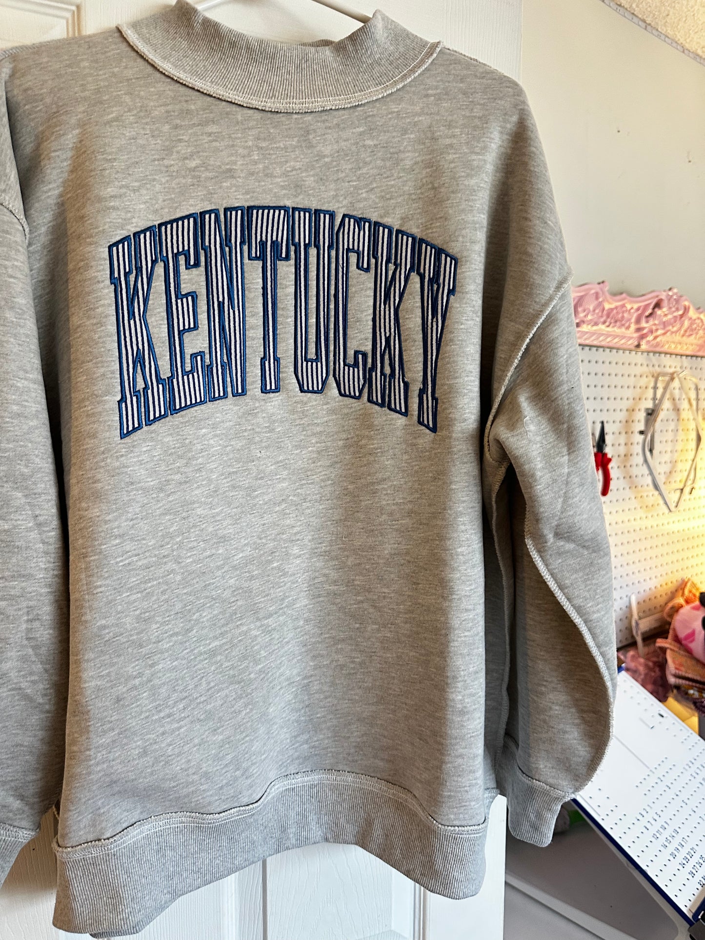 Kentucky embroidered Mock Neck