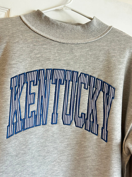 Kentucky embroidered Mock Neck