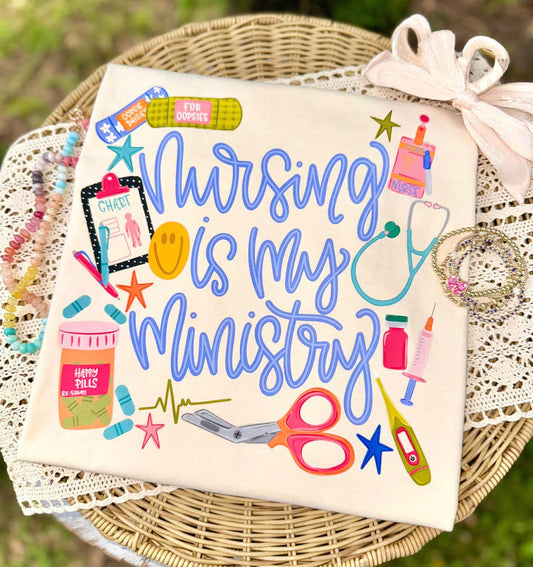 Nursing is my ministry T-shirt