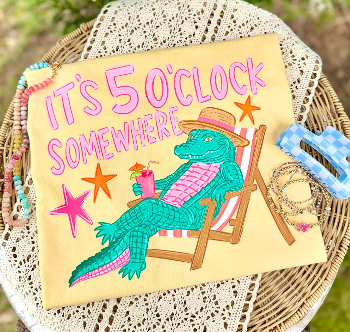 It’s 50th O Clock Somewhere Summer T-shirt