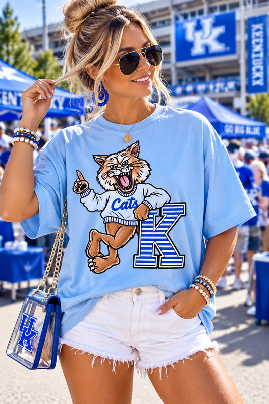 Kentucky Stripes Cats Retro T-shirt or sweatshirt