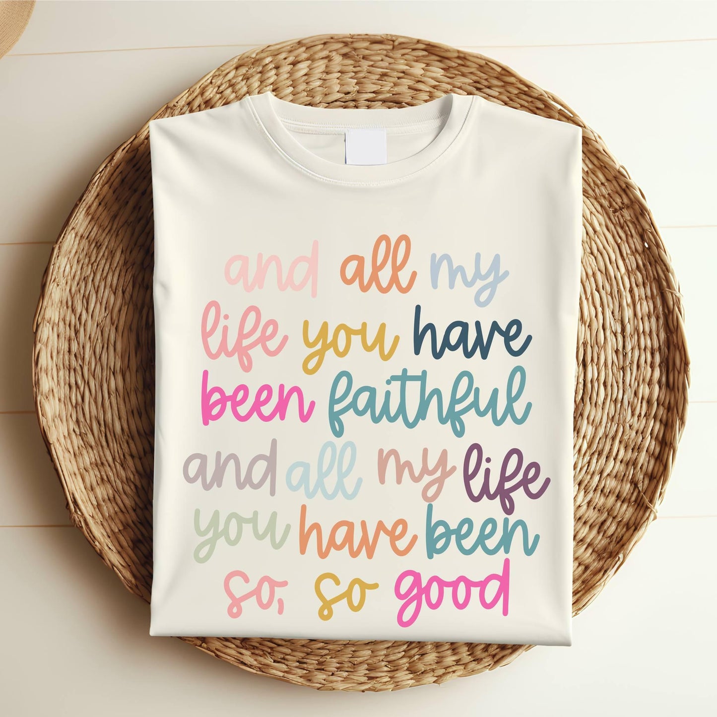 And All My Life tee or crew