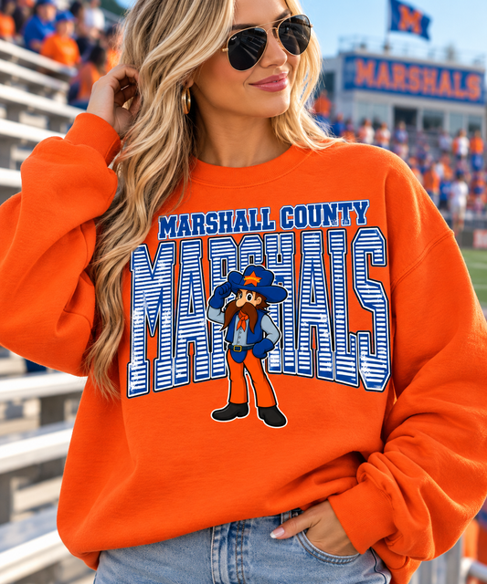 Marshall county Marshals T-shirt or sweatshirt