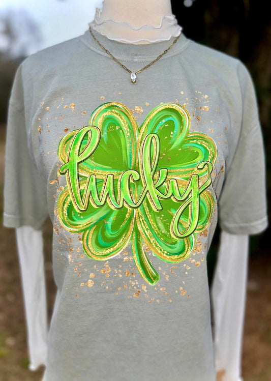 St Patrick’s Day Shamrock t shirt