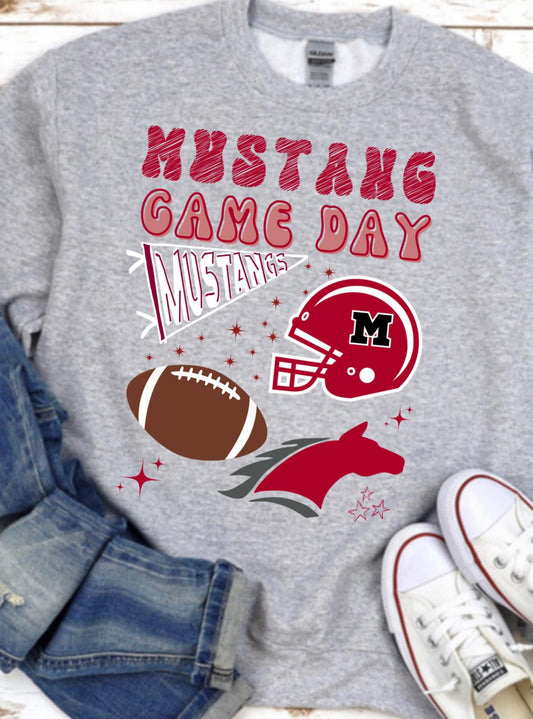 Mustang Football Spirit Wear