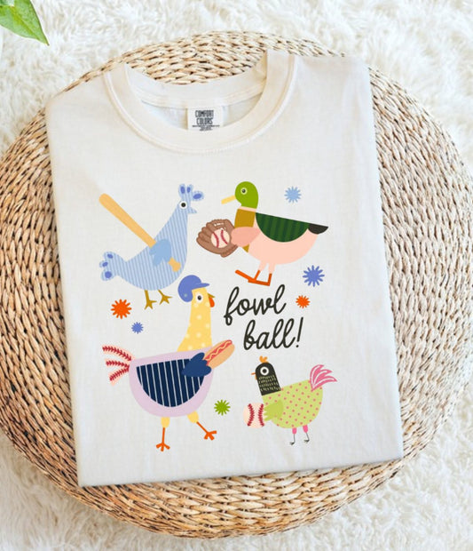 Birdie Ball aka Baseball t shirt