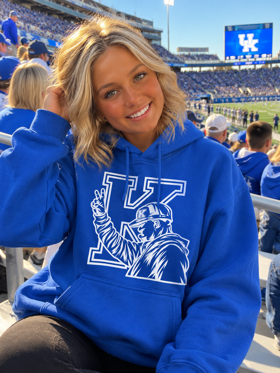 2 Point Conversion K blue T-shirt or sweatshirt