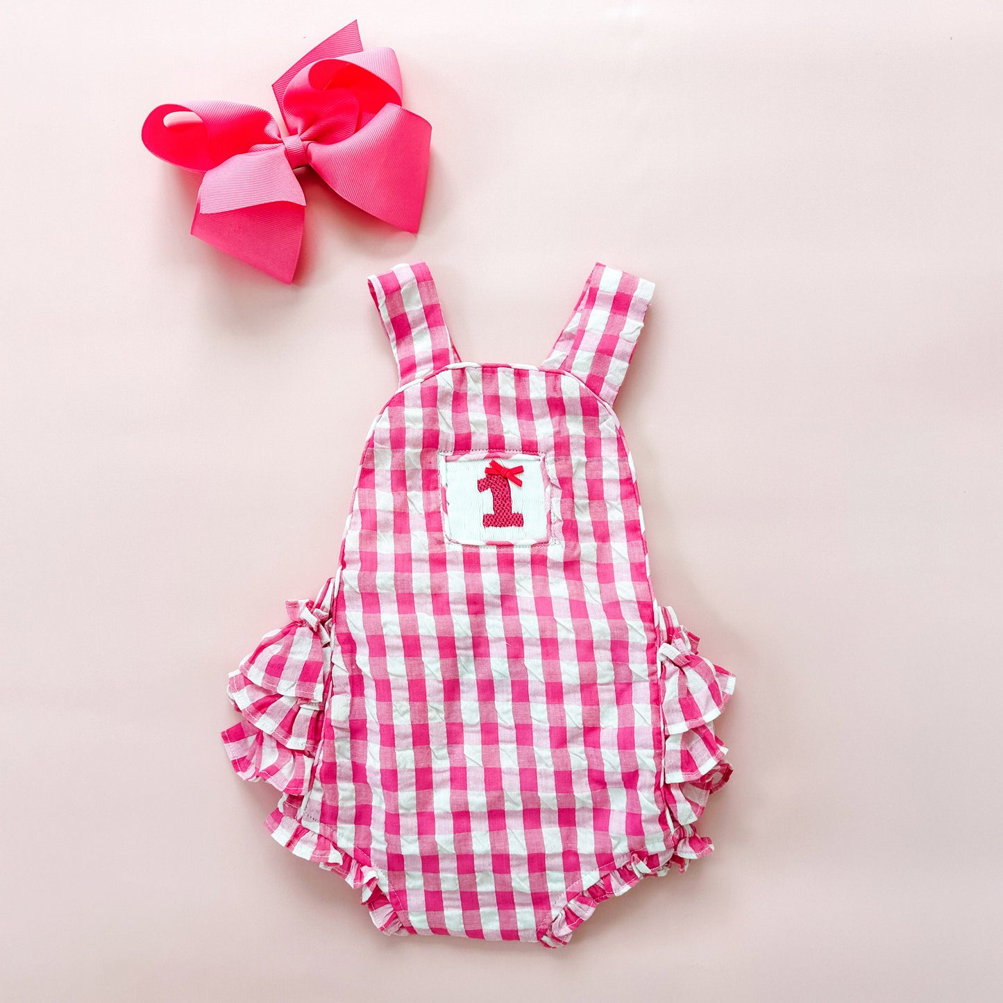 Hot Pink First Birthday Bubble