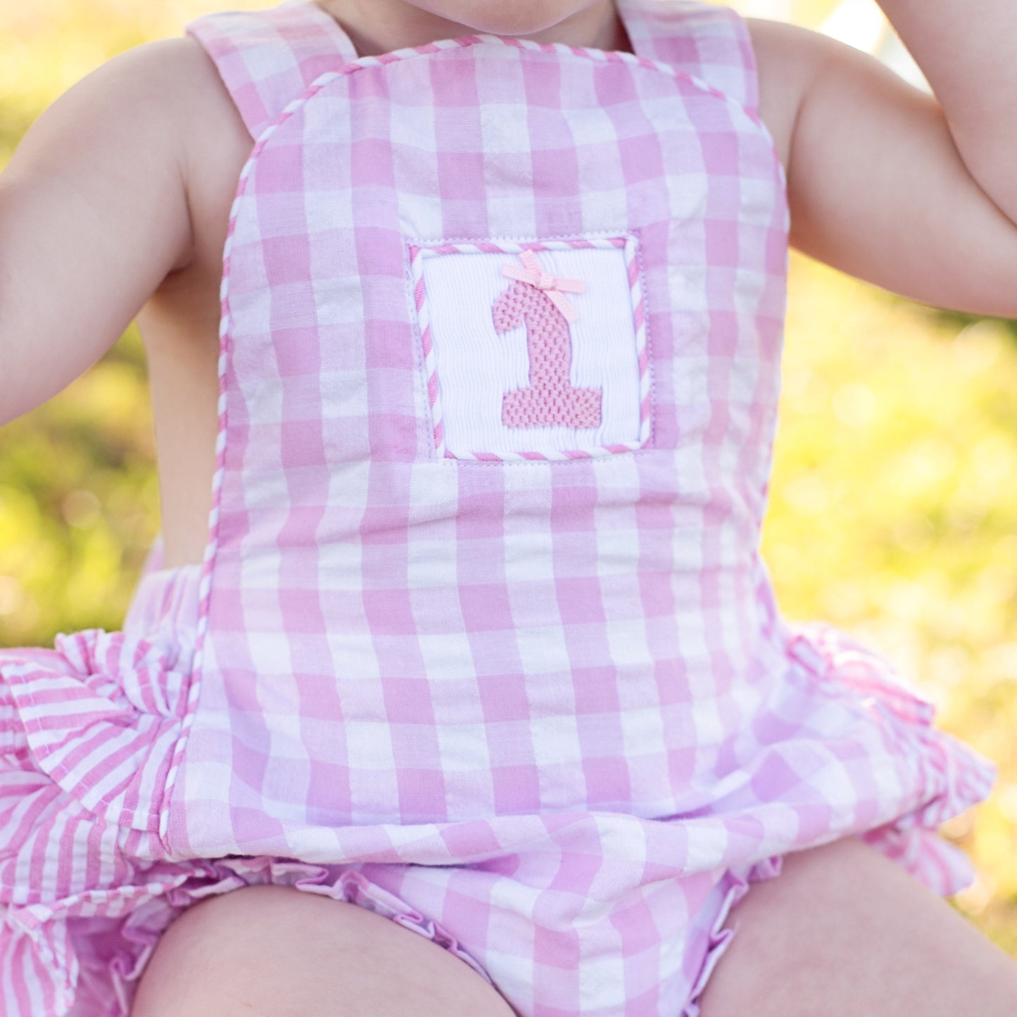 Pastel Pink First Birthday Bubble