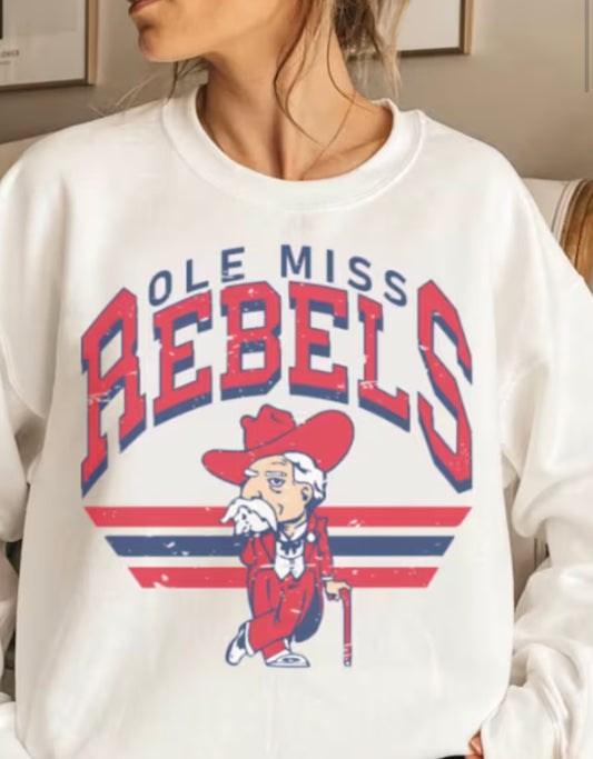 Ole Miss Grunge Spirit Wear