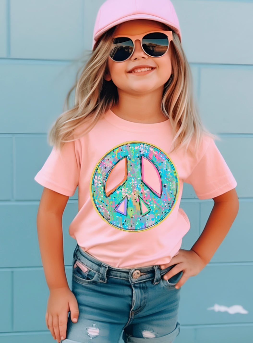 Peace tween tee