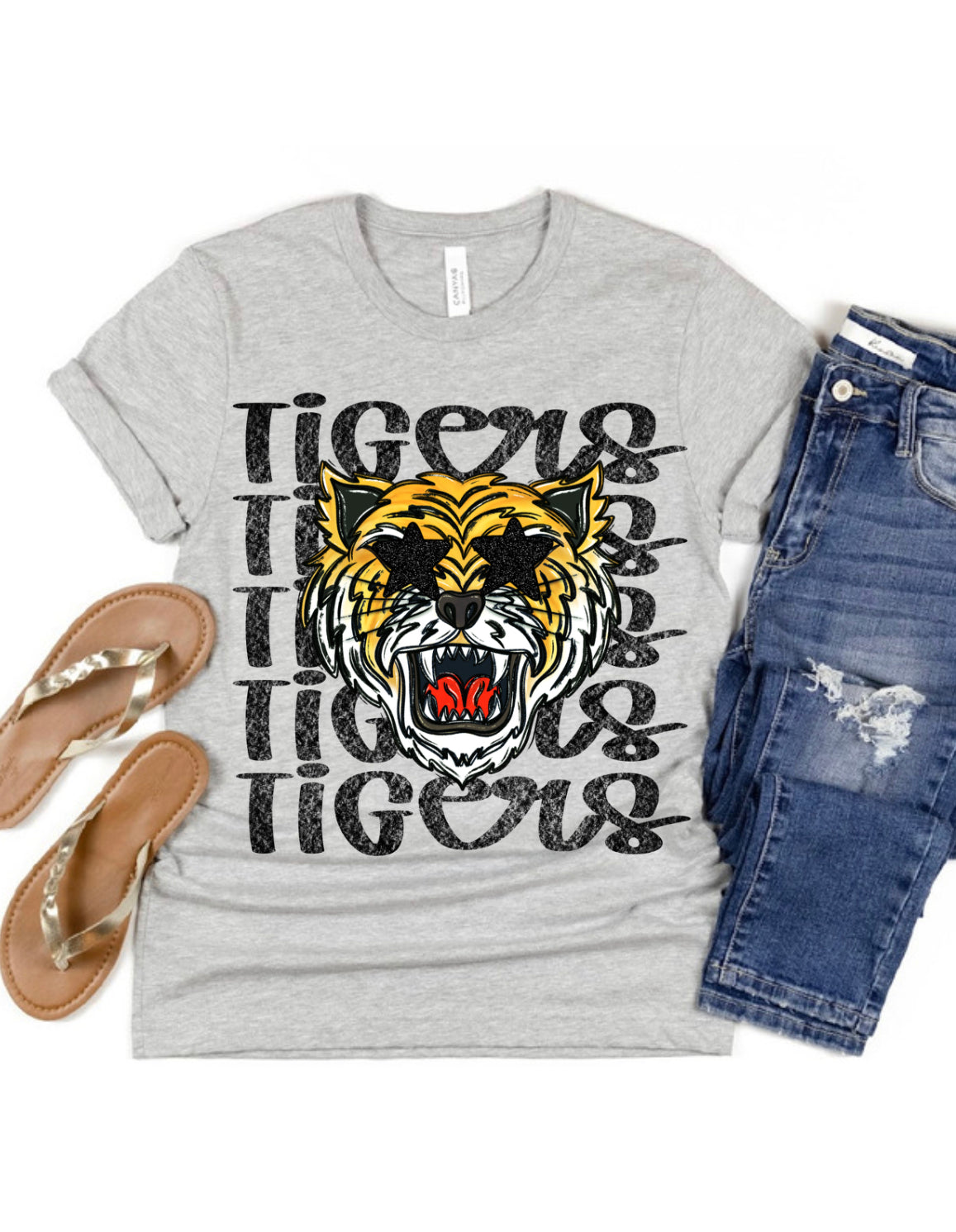 Star Eye Mascot Tigers Spirit Wear