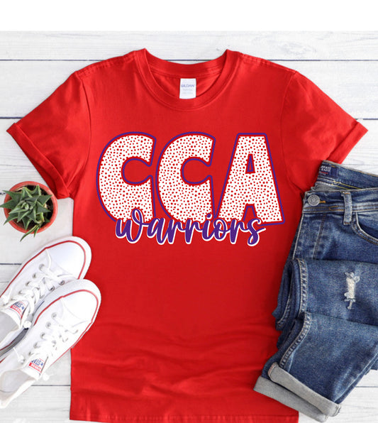 Show your colors CCA Warriors Spirit Wear