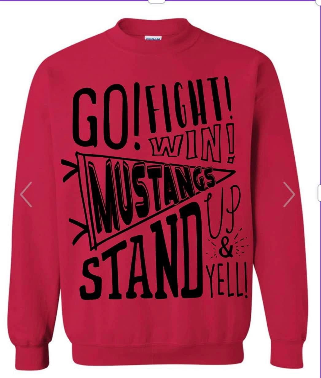 Go fight Win Mustang Spirit Wear