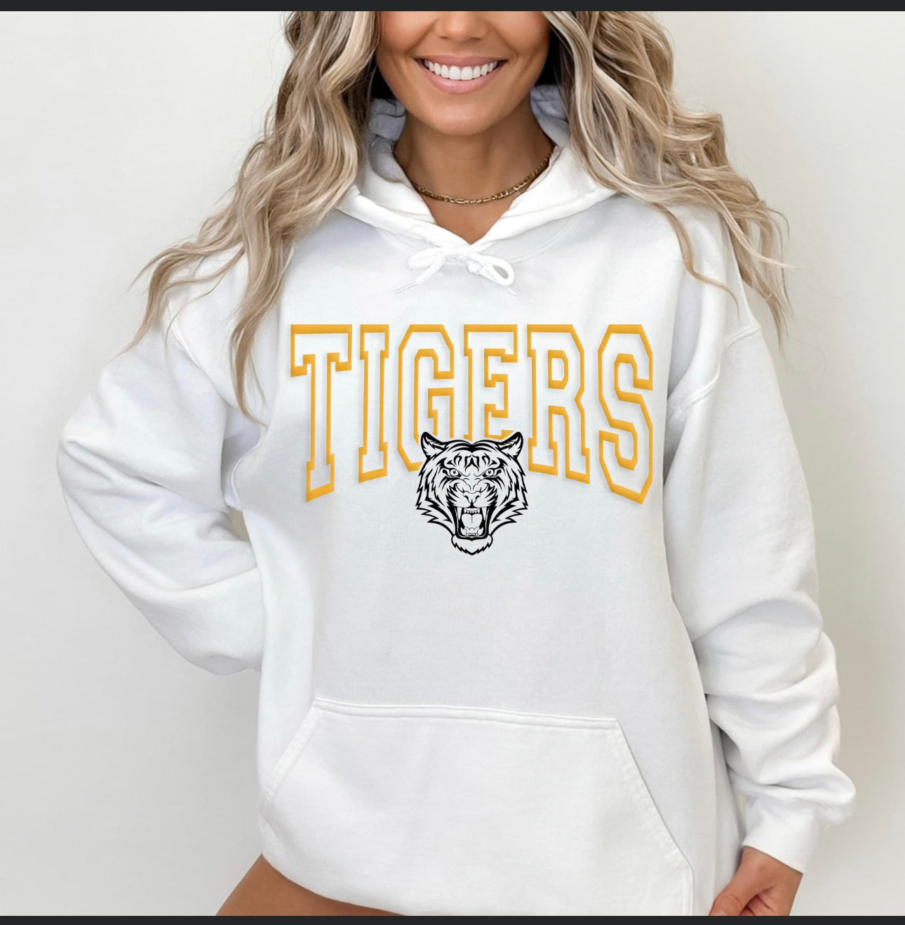 Tiger Puff Hoodie Spirit Wear