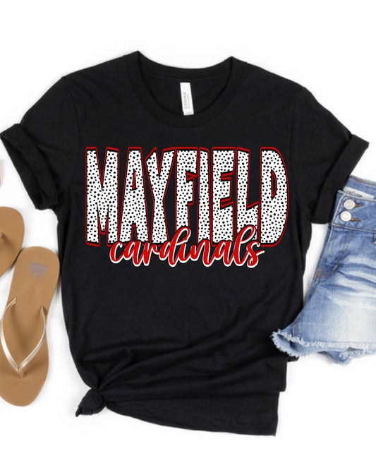 Show your colors Mayfield Cardinals Spirit Wear